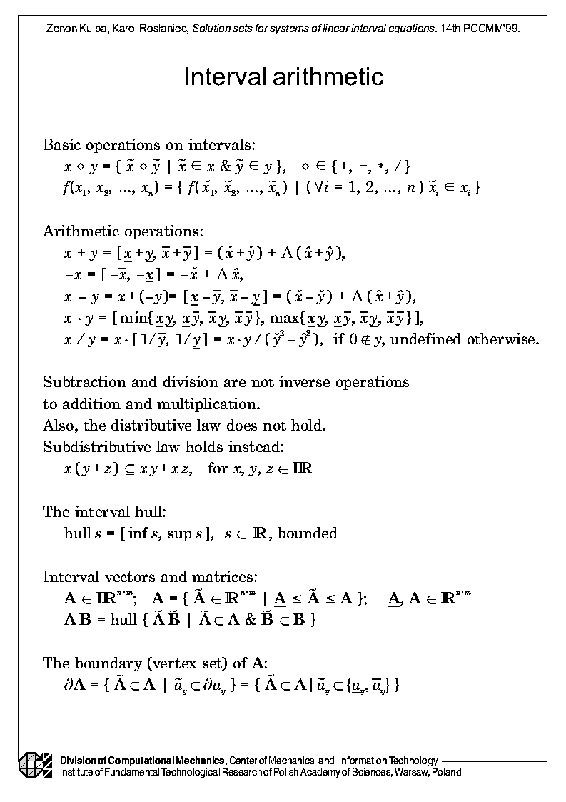Interval arithmetic (picture)