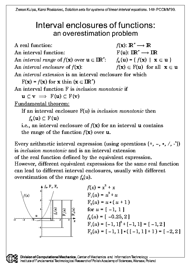 Interval enclosures of functions: an overestimation problem (picture)